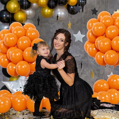 50pcs Orange Balloons, 12inch Helium Quality Orange Latex Balloon | Balloons - Image 3