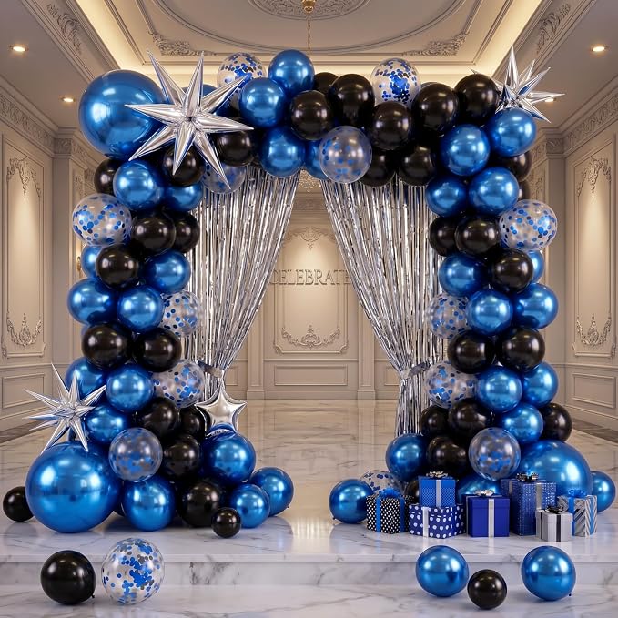 Capoda 148 Pcs Blue Silver Balloon Garland Arch Kit - Image 5