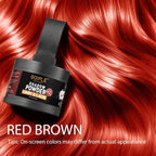 Root Cover Up Powder for Women - Hairline, Bald Spots, Eyebrows, Beard Line Touch Up - Light Blonde Hair Fibers for Thinning Hair Shadow, 2 Pack (Red Brown)