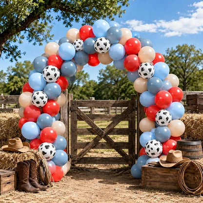 Red Blue Cow Balloons - Image 4