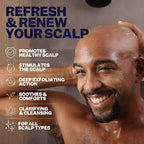 Freebird Scalp Exfoliator - 30mL Purifying Scalp Exfoliator, Soothes & Prepares Skin for Close Shave, Anti-Pore Clogging, Sensitive Skin Friendly, Paraben Free, Travel Size, Nourishing Daily Cleanser