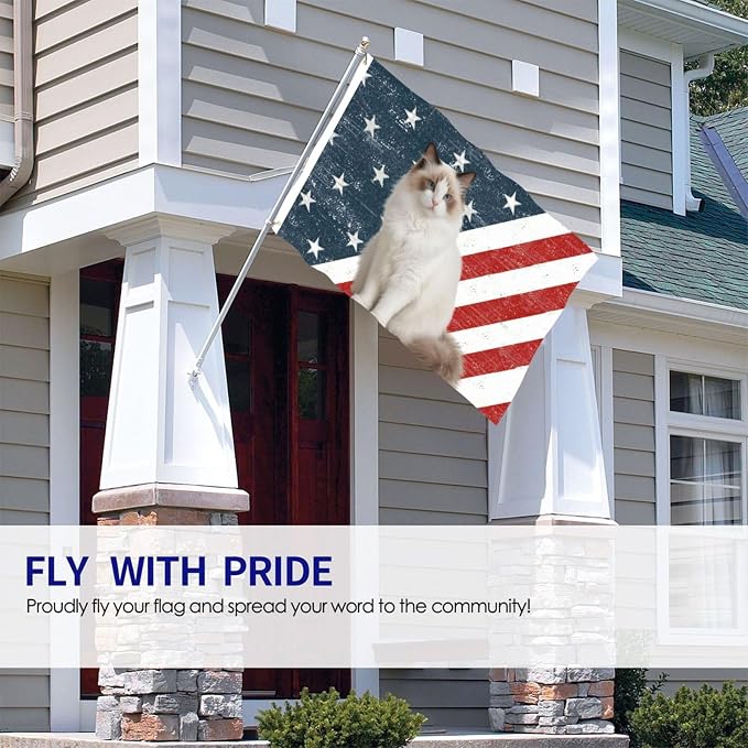 Custom American Flag 3x5 Ft Outdoor, Personalize Print Your Own Text/Photo/Logo - Image 6