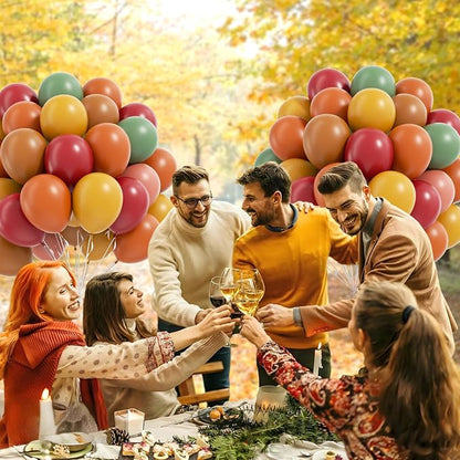 60pcs Fall Balloons, Thanksgiving Balloons 12inch - Image 6