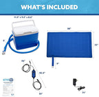 Polar Active Ice® 3.0 Cold Therapy Ice Machine System with Programmable Timer, 38"x22" Blanket Pad, 9 Quart Cooler, Quiet Pump, Strong Cryotherapy Pain Relief Treatment