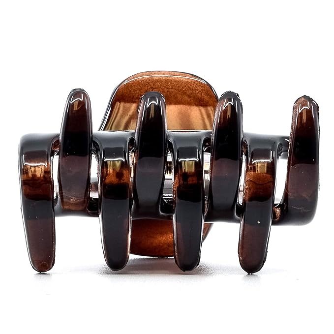 Camila Paris CP1785 French Hair Clip for Women, Small 1 inch Set of 2 Girls Hair Claw Clips Jaw Fashion Durable and Styling Hair Accessories for Women, Strong Hold No Slip Grip, Made in France