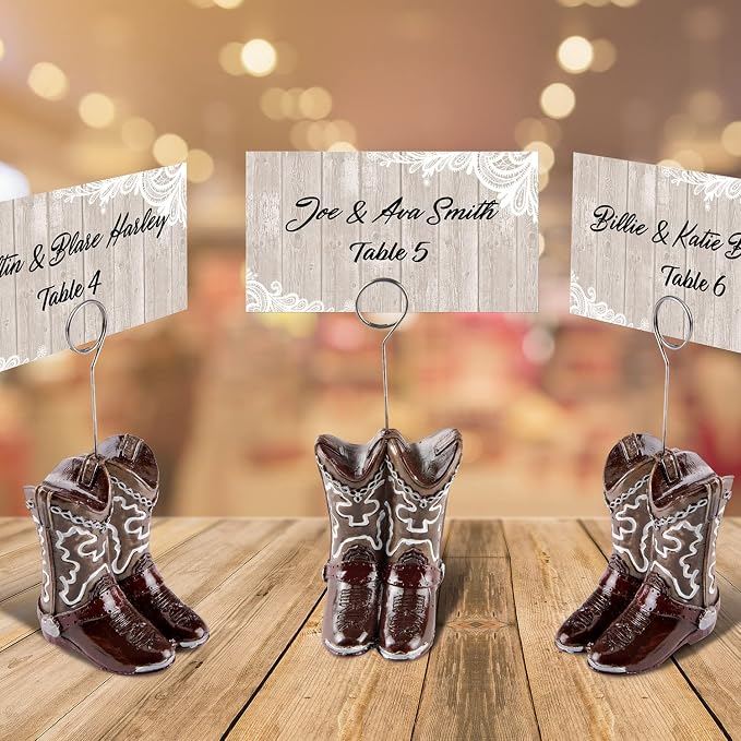 Cowboy Boots Photo/Balloon Holder Party Accessory - Image 6