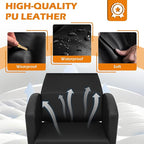 Salon Shampoo Bowl and Chair Set, Shampoo Barber Backwash Chair, Adjustable Splash-Proof Ceramic Bowl Hair Washing Station for Spa Beauty Salon