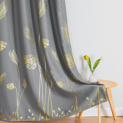 Gold and Grey Blackout Curtains - Image 7