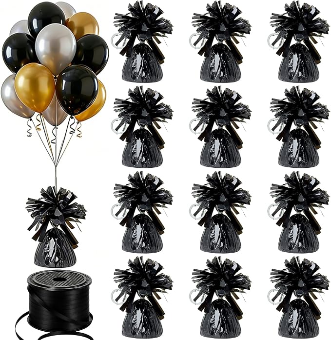 FUBININA 12 Pcs Balloon Weight Metallic Anchor by FUBININA