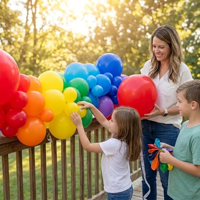 Jenlion 154pcs Balloon Garland Arch Kit, Different Sizes 18 12 10 5 Inch - Image 7