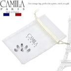 Camila Paris CP2914 French Hair Clip for Women, Set of 6 Extra Small Silver, Girls Hair Claw Clip Jaw Fashion Durable Styling Hair Accessories for Women, Ladies Strong Hold Grip Clamp, Made in France