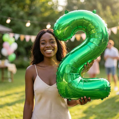 YPSelected 32 Inch Large Foil Helium Number Balloon Birthday Wedding Party 0-9 - Image 3