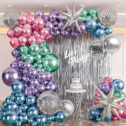 Metallic Balloon Garland Arch Kit, - Image 2