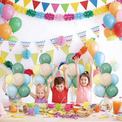 4 Sets Sage Green Dusty Blue Yellow Balloons Stand - Image 8