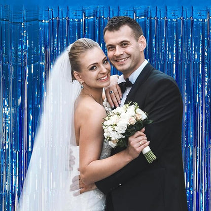 2 Pack Blue Party Decorations Ocean Party Decor Supplies Blue Party Streamers - Image 8