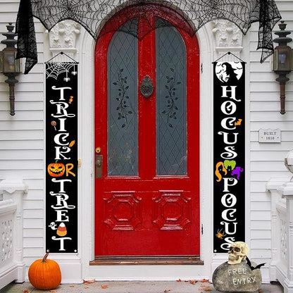 Olanrun Hanging Halloween Door Decorations, 70-inch Front Door Banner Decor - Image 6