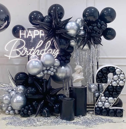 10 Inch Black Balloons - Image 5