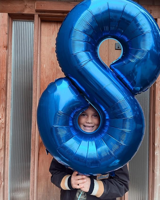 Navy Blue Number 13 Balloon 40 Inch - Image 4