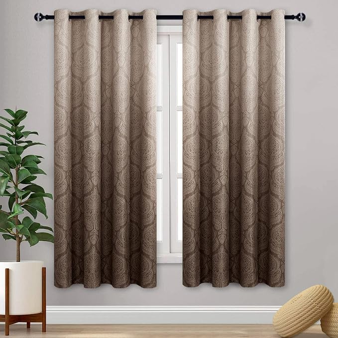 DWCN Ombre Blackout Curtains for Bedroom by DWCN