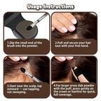 Root Touch Up Powder Hair Color Dark Brown, Root Cover Up Hair Powder for Women Scalp Concealer, HairlinePowder for Women GrayHair
