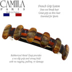 Camila Paris MP802 French Hair Barrette Clip for Girls for Thick Curly Wavy Long Hair, Strong Hold Grip Hair Clips for Women, Automatic, No Slip Durable Styling Girls Hair Accessories, Made in France