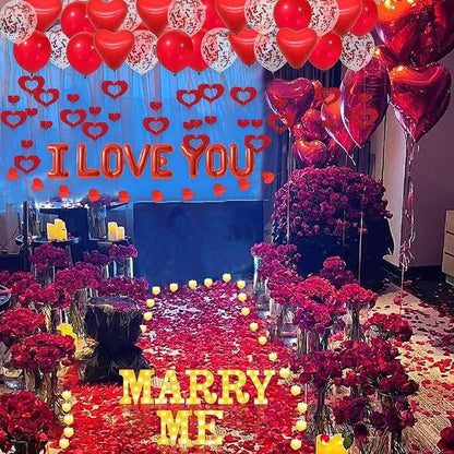 Marry Me Light Up Letters Proposal Decorations - Image 7