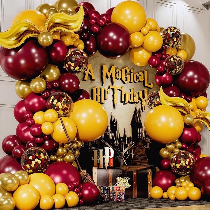 ALL-IN-1 Magical Wizard Balloons Garland Arch Kit - Image 4