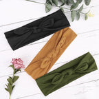 DRESHOW 8 Pack Bow Headbands for Women Girls Elastic Headwraps Knotted Headband Rabbit Ears Turban Non-Slip Sport Cute Hair Accessories
