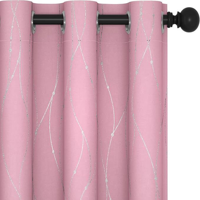 Deconovo Living Room Curtains 45 Inches Long, Thermal Insulated, Room Darkening by Unknown