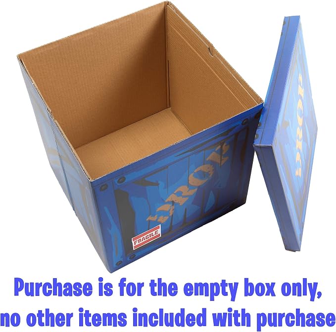 Loot Drop Box – Large 14”x14”x14” Cardboard Box | Fun Party Decor & Storage Cube - Image 4