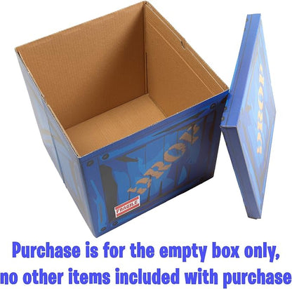 Loot Drop Box – Large 14”x14”x14” Cardboard Box | Fun Party Decor & Storage Cube - Image 4