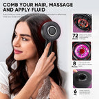 3 in 1 Scalp Massager Hair Growth Hair Oil Applicator,Electric Scalp Brush for Home,IPX7 Waterproof Electric Head Massager