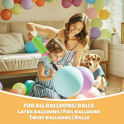 Balloon Pump Handheld Two-Way Dual Action Balloon Inflator Pumping - Image 5