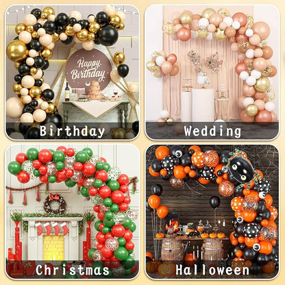 Balloon Arch Kit for Wedding Decoration 8.2FT & 6FT | Glod Half Arch Stand - Image 5