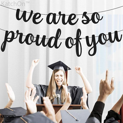 KatchOn Felt We are So Proud of You Banner 8 Feet | No DIY, Congratulations - Image 6