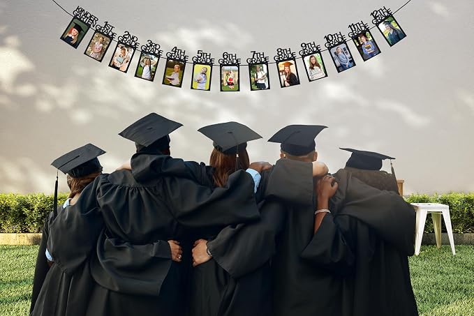 PartyHooman Graduation Photo Banner K-12, Kindergarten to 12th Grade - Image 8
