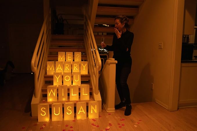 WYMM A to Z Letters Luminary Bags - Image 8