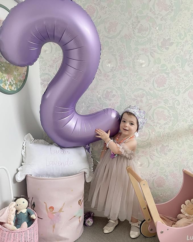 Lilac Number 1 Balloon 40 Inch - Image 8