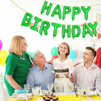 LIOZEOKUN Happy Birthday Balloon Letters 16 inch Mylar Foil Birthday Balloons - Image 5