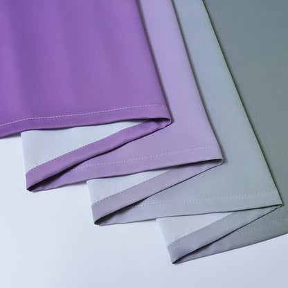 Yakamok Ombre Purple and Grey Curtains - Image 6