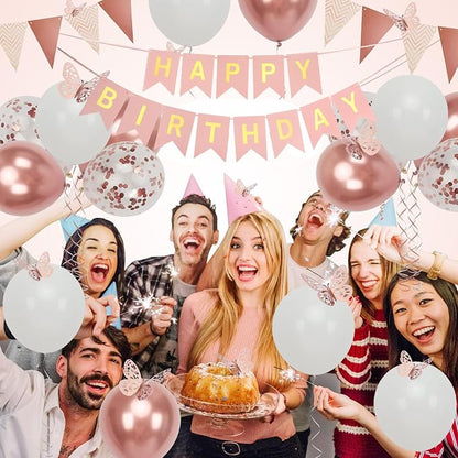 Rose Gold Birthday Decoration - Image 2