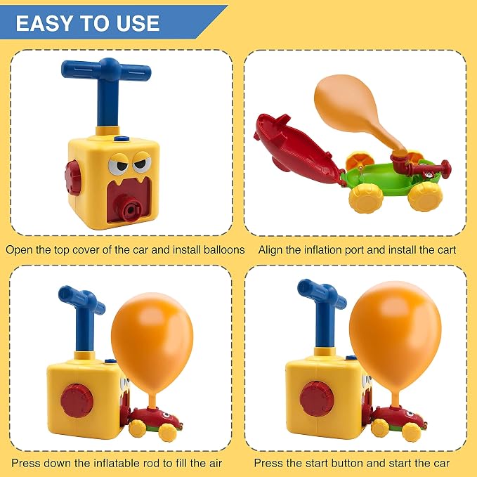 Toddler Toys Balloon Pump Stomp Rocket - Image 2