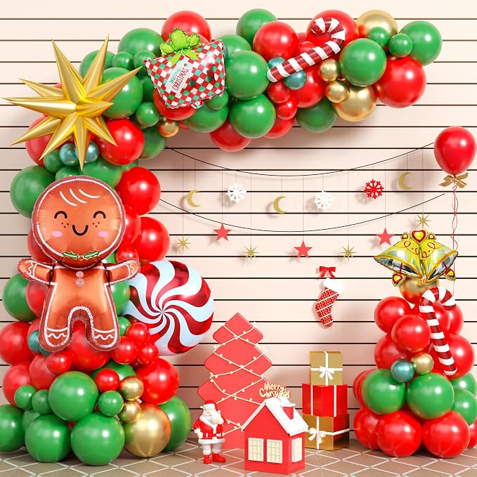 Christmas Balloon Garland Arch Kit by Paready