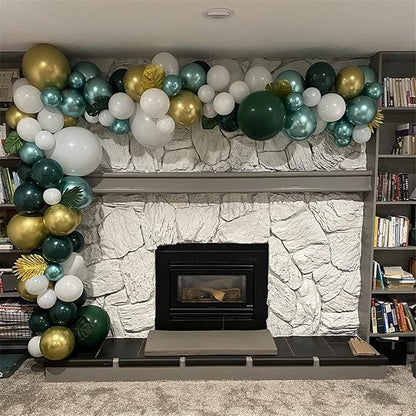 Balloons Green Gold White - Image 7