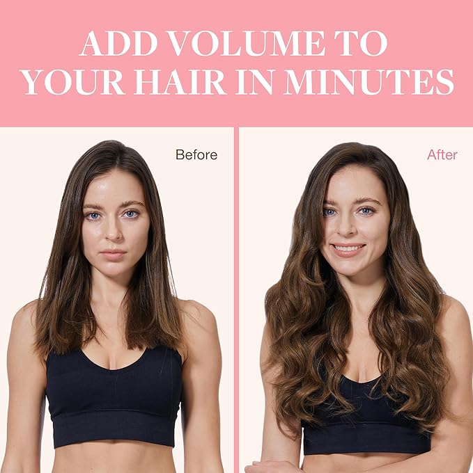 GOO GOO Clip in Hair Extensions Real Human Hair, Remy Human Hair Extensions Clip ins for Women, Natural Human Hair, 20inch 200g 7Pcs, #4A Chocolate Brown