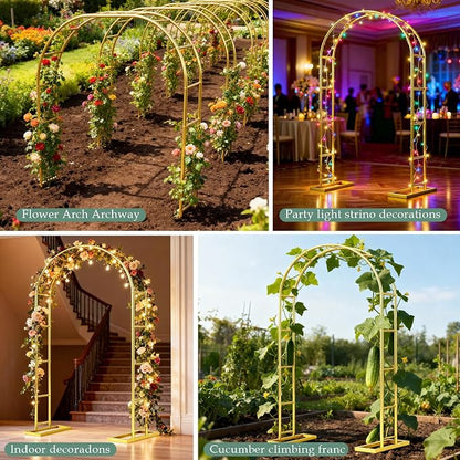 WellSign Wedding Arch 6.6FTx3.5FT Garden Trellis - Image 7