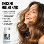 Tru Bloom Hair Growth Vitamins - 2 Month Supply. Clinically Proven to Grow Fuller, Thicker Hair. Drug-Free with Biotin, Collagen, Keratin, MSM, Zinc, D3 + Hair Superfoods