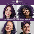 Amethyst Purple Hair Dye Permanent with Anti-Breakage Plex Hair Care, Vegan Hair Dye & Cruelty-Free, 100% Grey Coverage, purple Hair Color, For All Hair Types. Smart Beauty