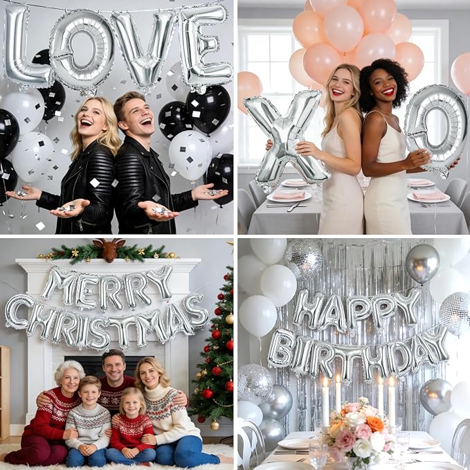 57 Pcs Letter Balloons, Baby Shower, Graduation, Anniversary Celebration Party - Image 5
