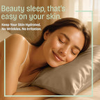 BLISSFORD Satin Pillowcase with Zipper, for Hair and Skin Care, Feels Soft and Cool Like a Silk Pillowcase, Beige Satin Pillow Cases 2 Pack, Slik Pillow Cover, King Size, Set of 2